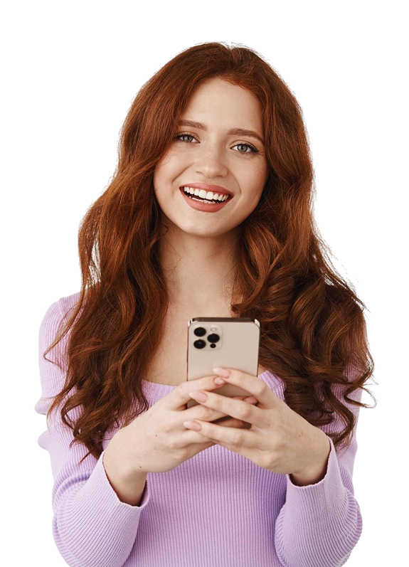 Девушка с телефоном